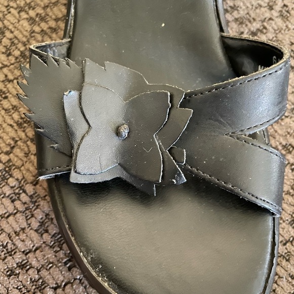 JESDICA SPORT WOMENS SIZE 6 WEDGE SANDALS WITH ANKLE STRAPS - Picture 5 of 7